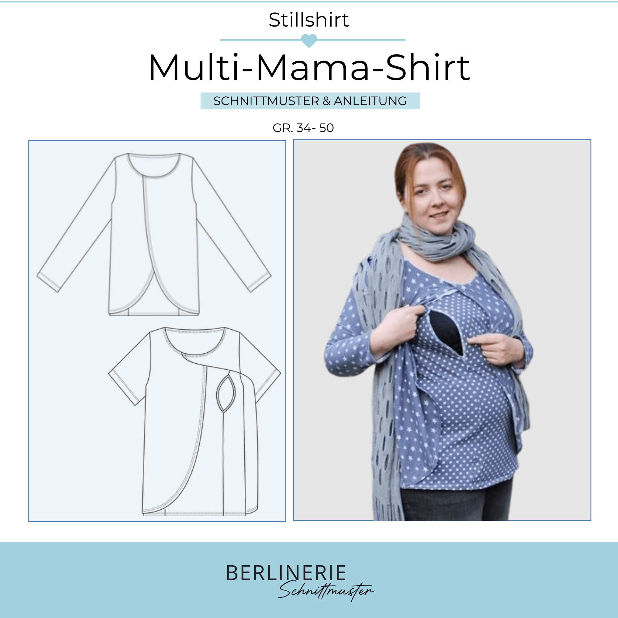 Stillshirt "Mama-Multishirt" Gr. 34-50
